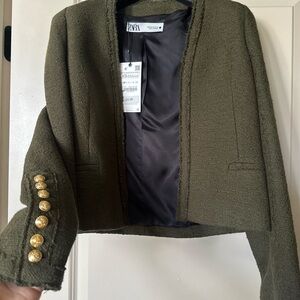 Zara Olive Green Women's Jacket